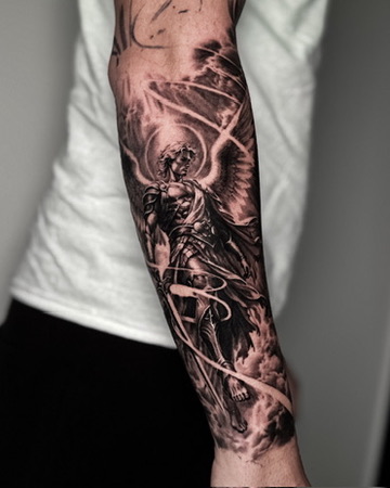 Angel tattoo